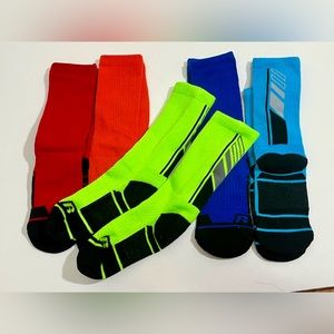 New set of 5 pairs calf sock